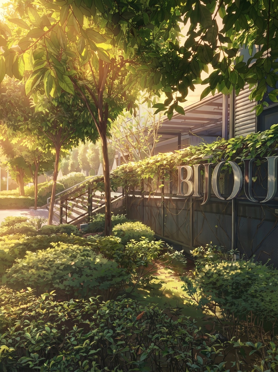 Bijou appears on your right